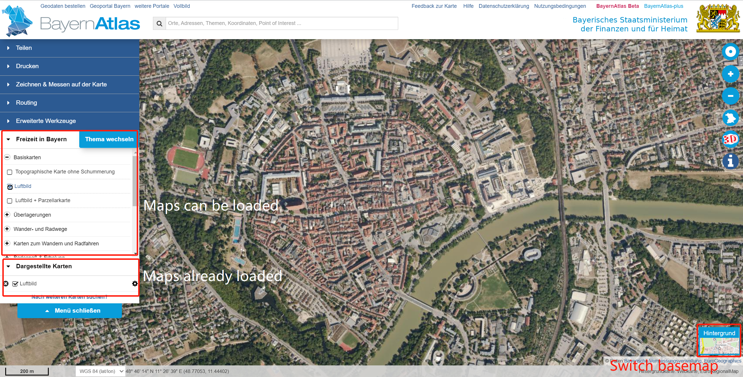 BayernAtlas Basemap